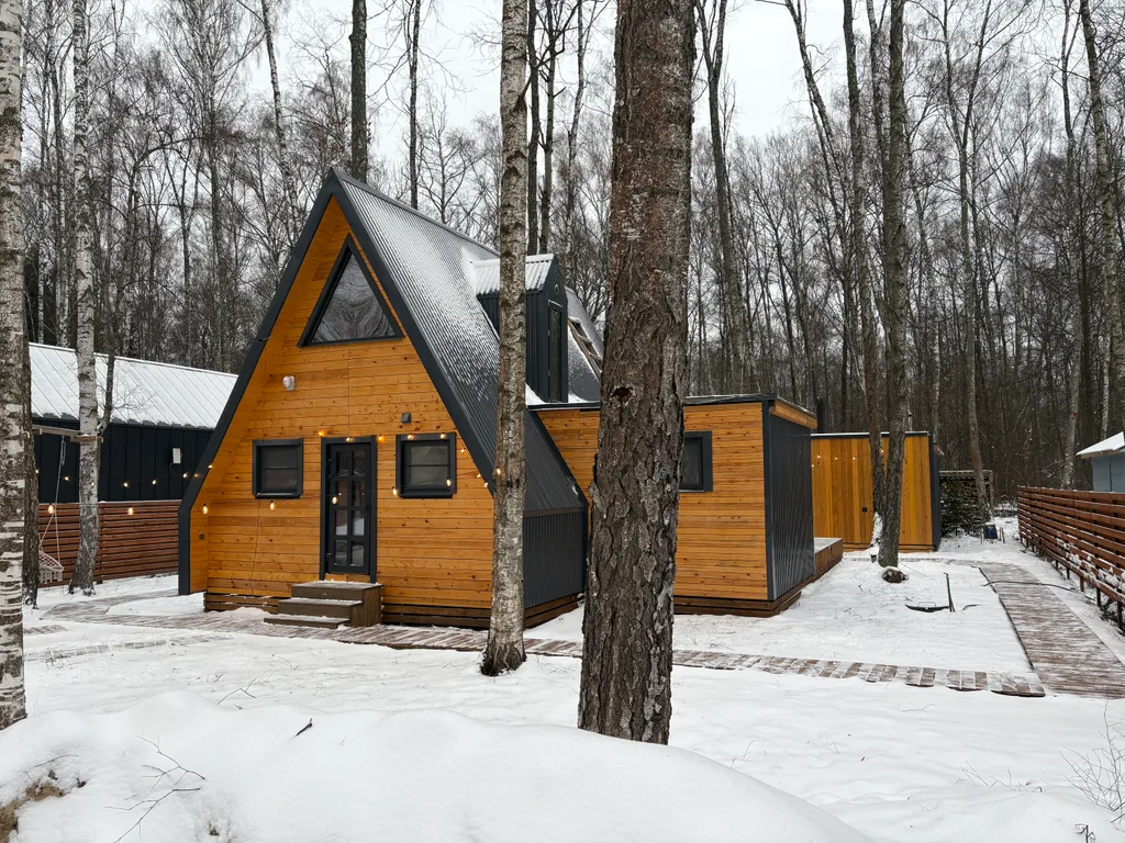 Коттедж Коттедж A-Frame в лесу — Степыгино