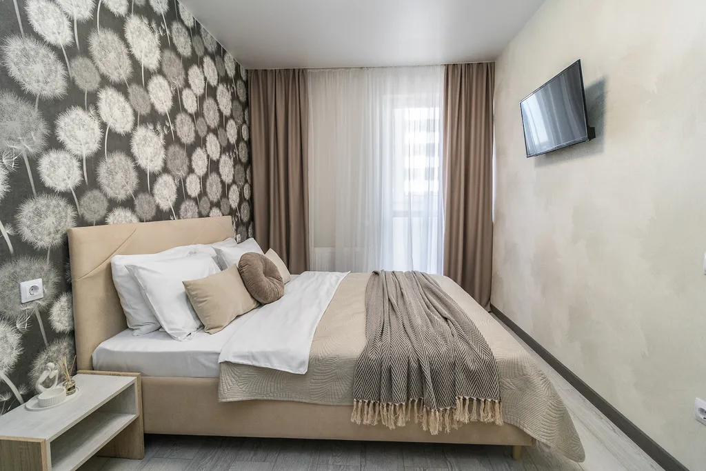 Квартира Квартира Евродвушка в современном районе — Краснодар