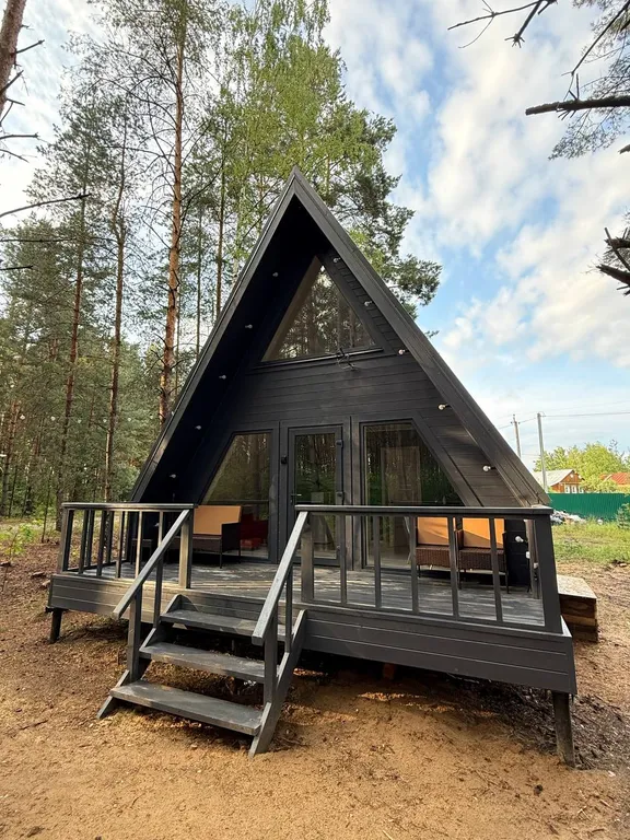 Домик у реки пра: баня под звёздами, тишина и лесные тропы