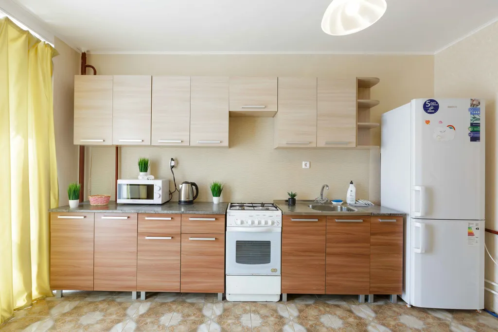 Светлая квартира с панорамными окнами в 10 минутах от парка в центре