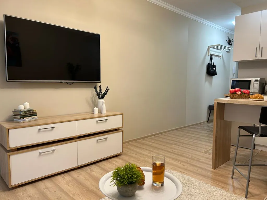 Студия Алма с прекрасным видом на город