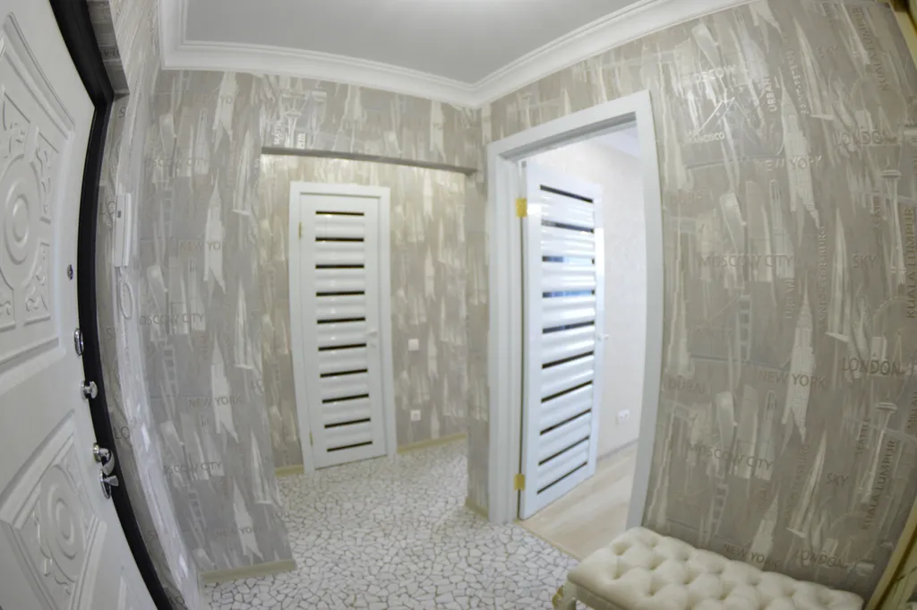 Квартира в центре с круглой кроватью в элитном ЖК