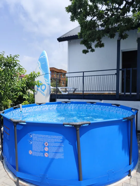 Апартамент на горе с видом на море и сад