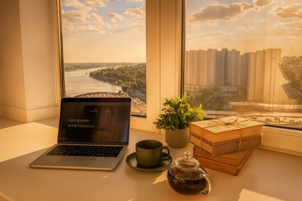 Апартаменты в ЖК Белый Ангел с шикарным видом на реку Дон