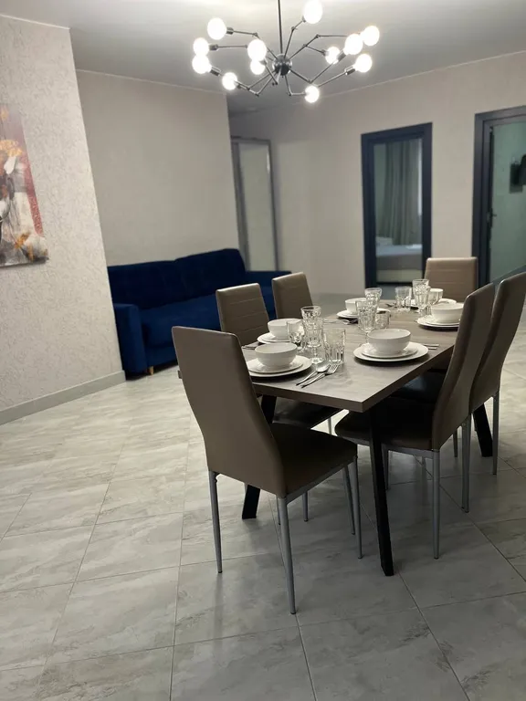 3-комнатные апартаменты с кухней на черном море