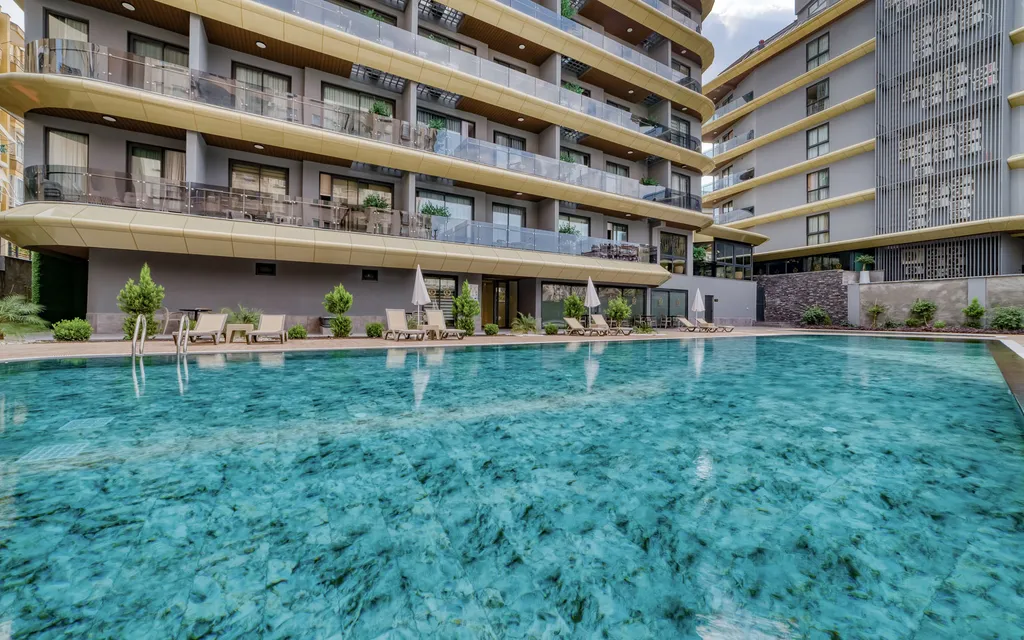 Уютная квартира в Royal Grand Exclusive рядом с пляжем Клеопатра