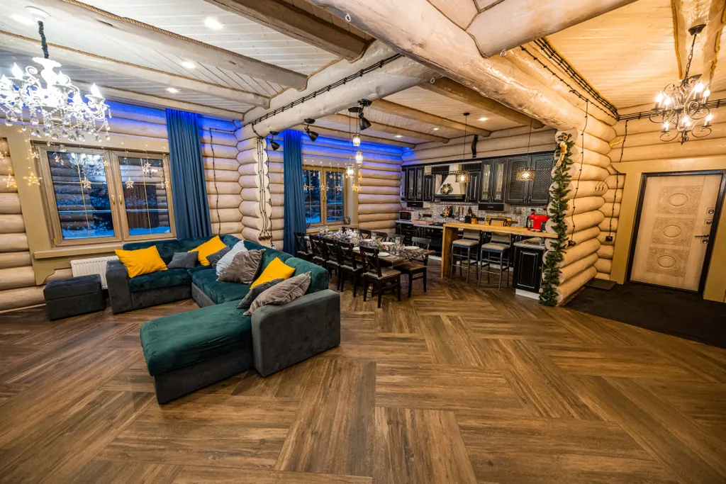 Загородный дом в окружении леса Grovehause