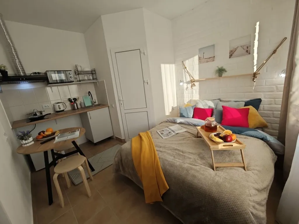 Двухместная студия с кроватью-трансформером