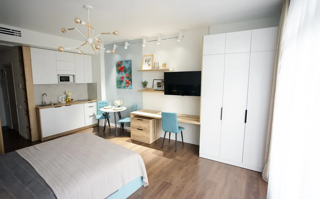 GG Home  - уютная студия в White Sails с видом на море на 12 этаже