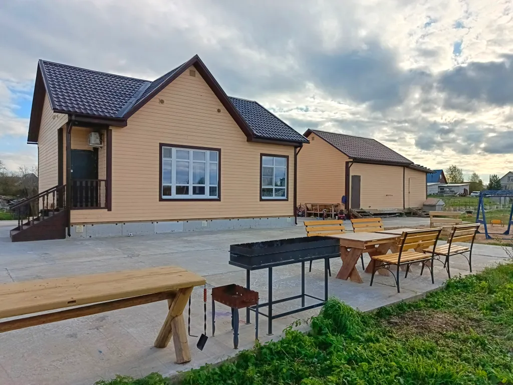 Дом семья с баней и чаном