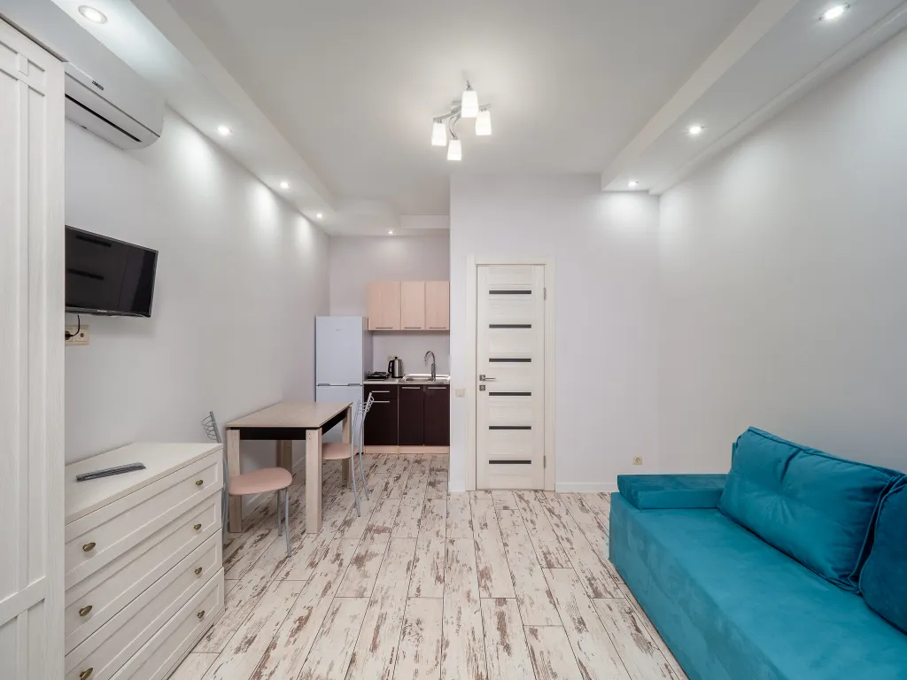 Квартира Квартира Уютная студия у моря с теплым бассейном — Сириус