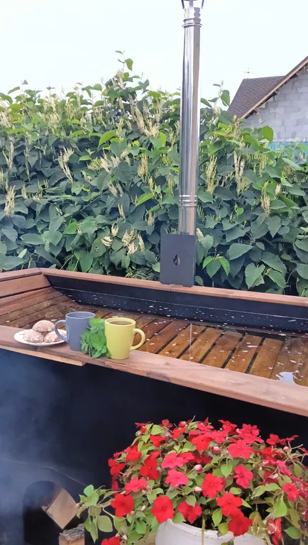 Уютный домик с русской баней и чаном