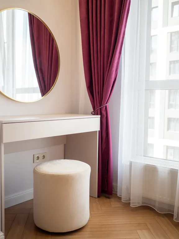 Уютная двухкомнатная квартира в районе Меги с видом на город