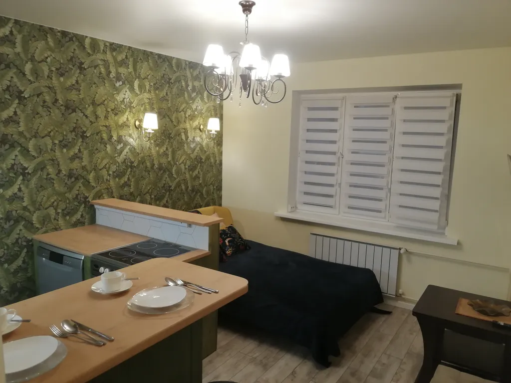 Атмосферная студия с дизайнерским ремонтом