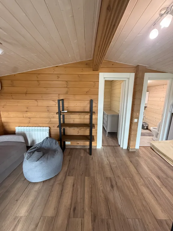 Дом в лесу из клеенного бруса