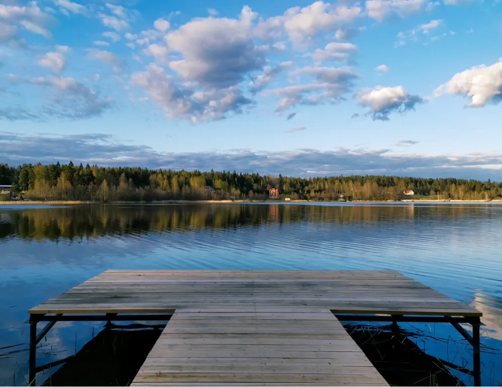 Коттедж Коттедж с видом на озеро Заячья избушка — Глубокое (Каменногорское г/п)