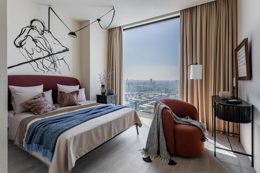 Апартаменты в Москва-сити с панорамным видом