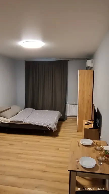 Студия на высоком этаже