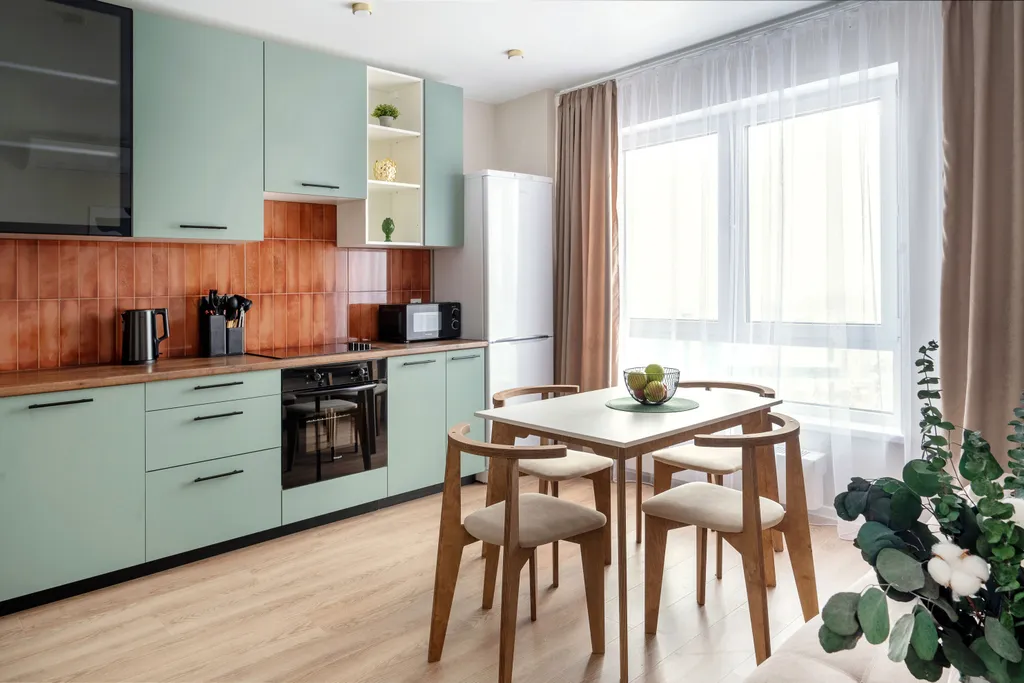 Квартира Новая уютная квартира с 2-мя спальнями и просторной кухней-гостинной — Москва