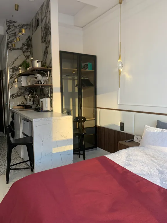 Бизнес-апартаменты PLAZA - парковка, кухня, стиральная машина, СмартТВ