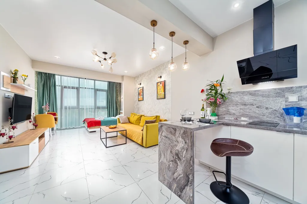 Квартира Квартира Уютная, современная студия — Новоивановское