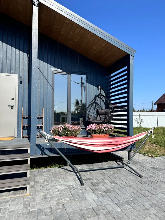 Уютный дом с сауной, в стиле барнхаус, недалеко от реки