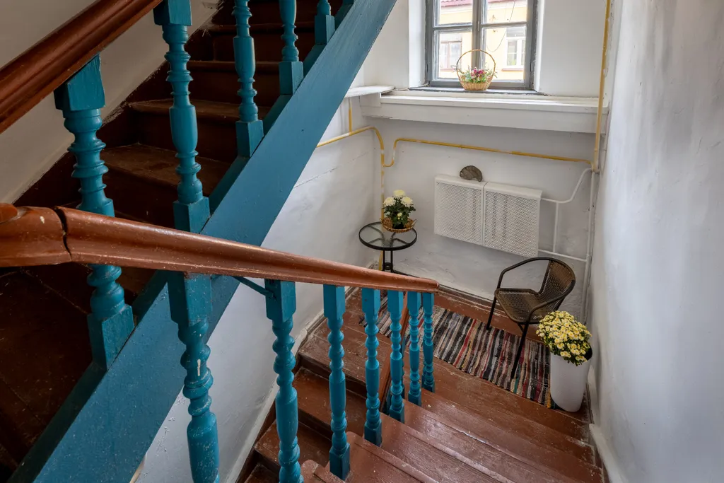 Атмосферная квартира с камином