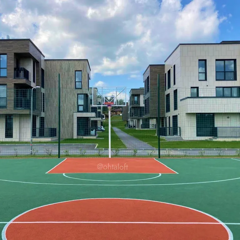 Ohtaloft апартаменты с террасой рядом с Охта парком