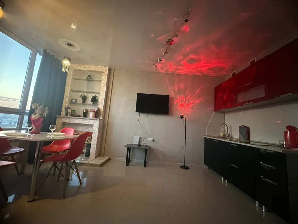 Студия с панорамным видом на Оку