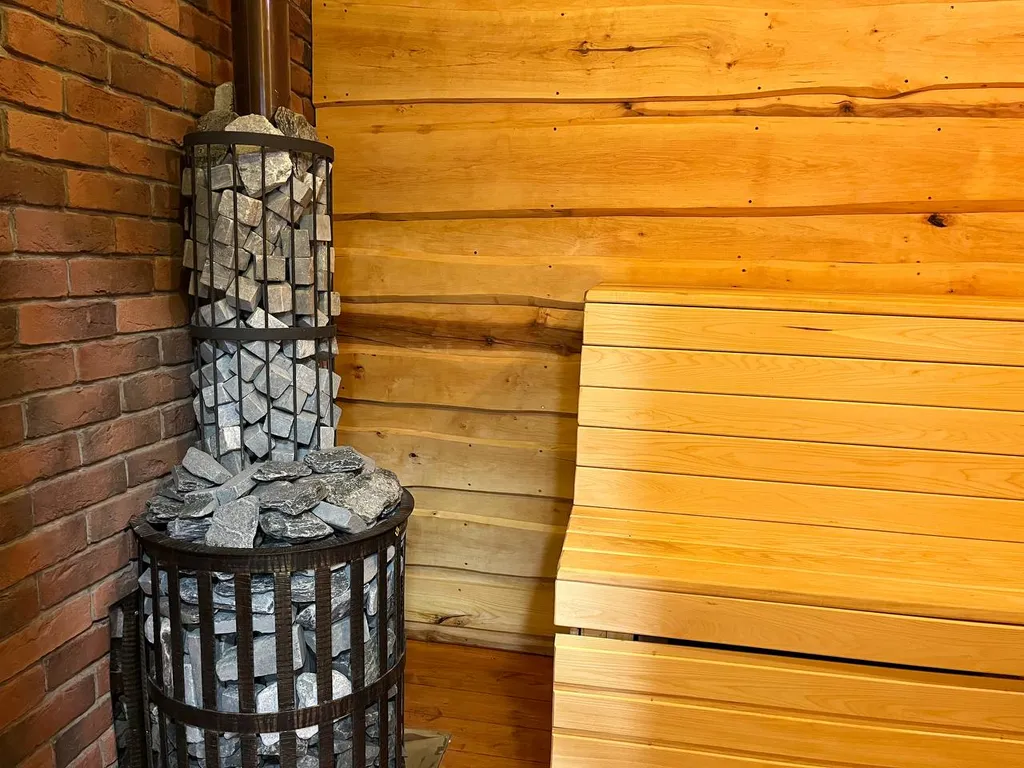 Уютный дом с баней на дровах