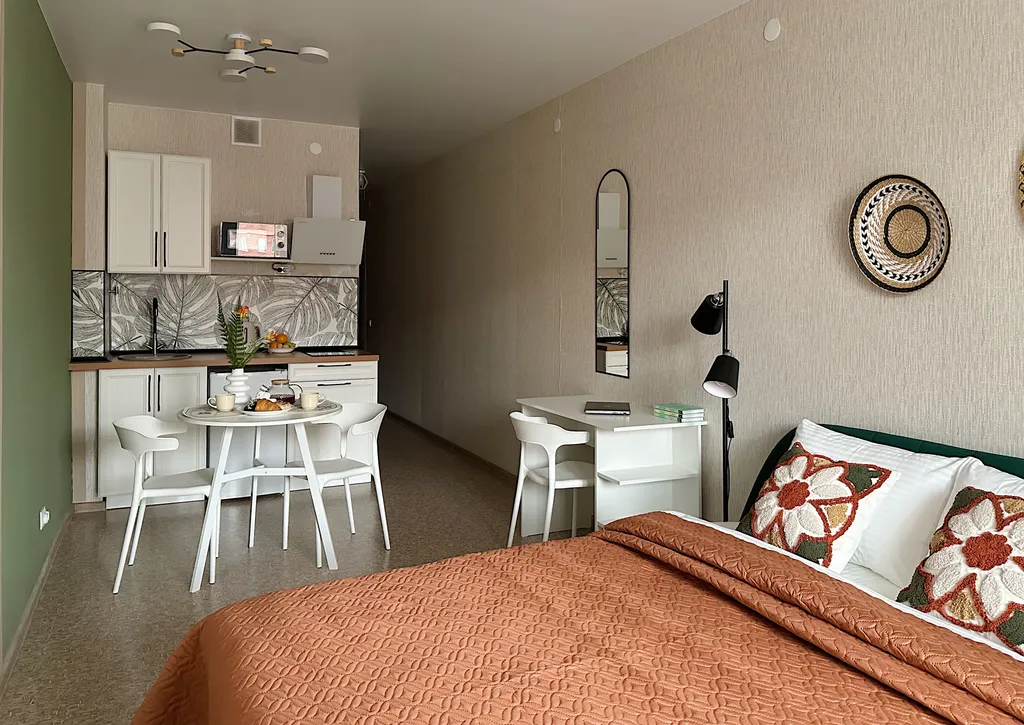 Квартира Уютная квартира в стиле Botanika — Красноярск