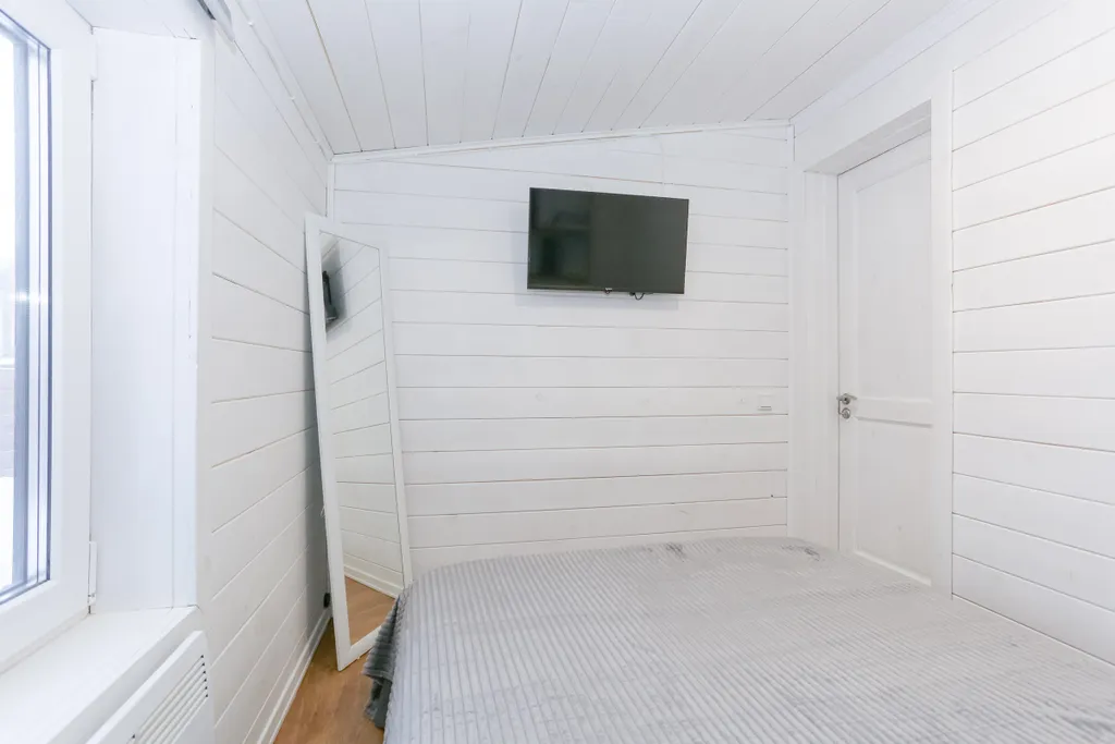 Скандинавский уютный домик с баней Око в черте города