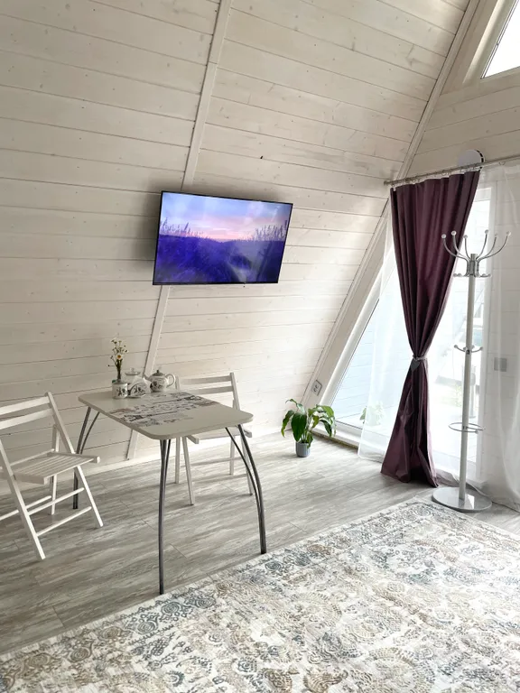 Дом A-frame с сауной