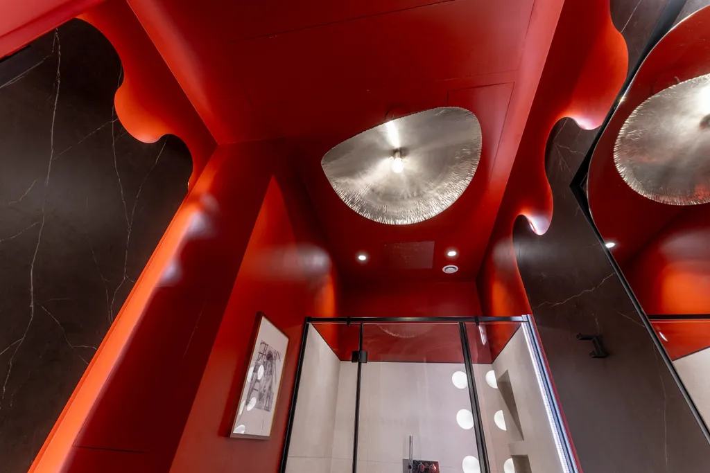 Sky city moscow ванна у окна, закатная сторона, premium дизайн