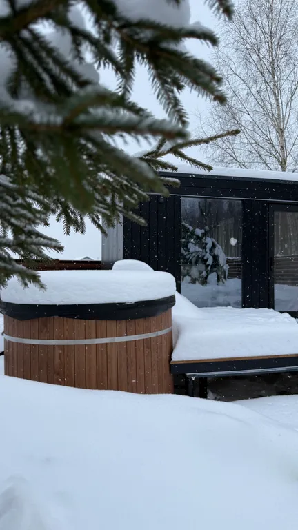 Большой новый дом с сауной и камином в элитном поселке