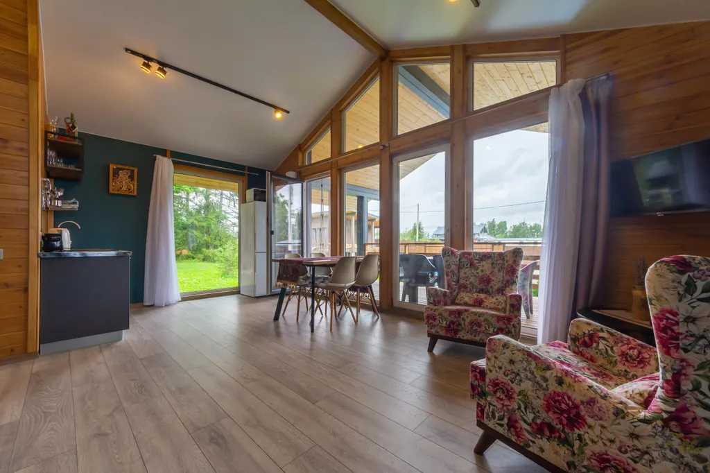 Коттедж Новый коттедж с сауной в сосновом лесу — Санкт-Петербург