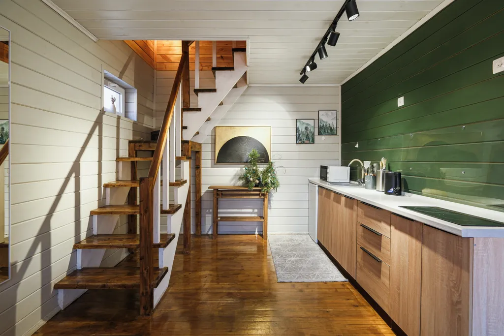 Домик в Приэльбрусья с баней на дровах и сибирским банным чаном