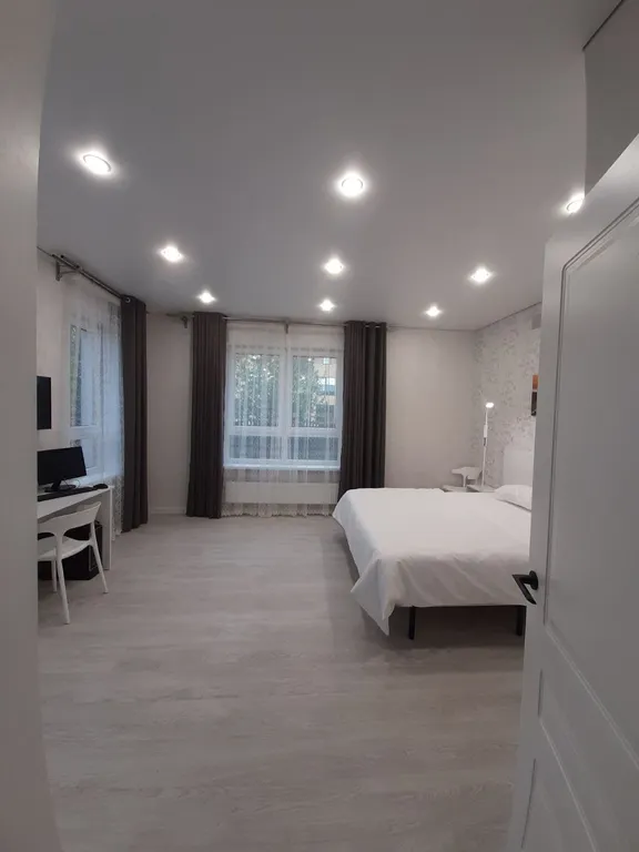 Квартира с участком, барбекю зона, закрытая территория, парковка