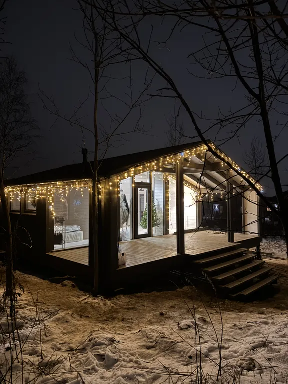 Уютный дом с видом на лес