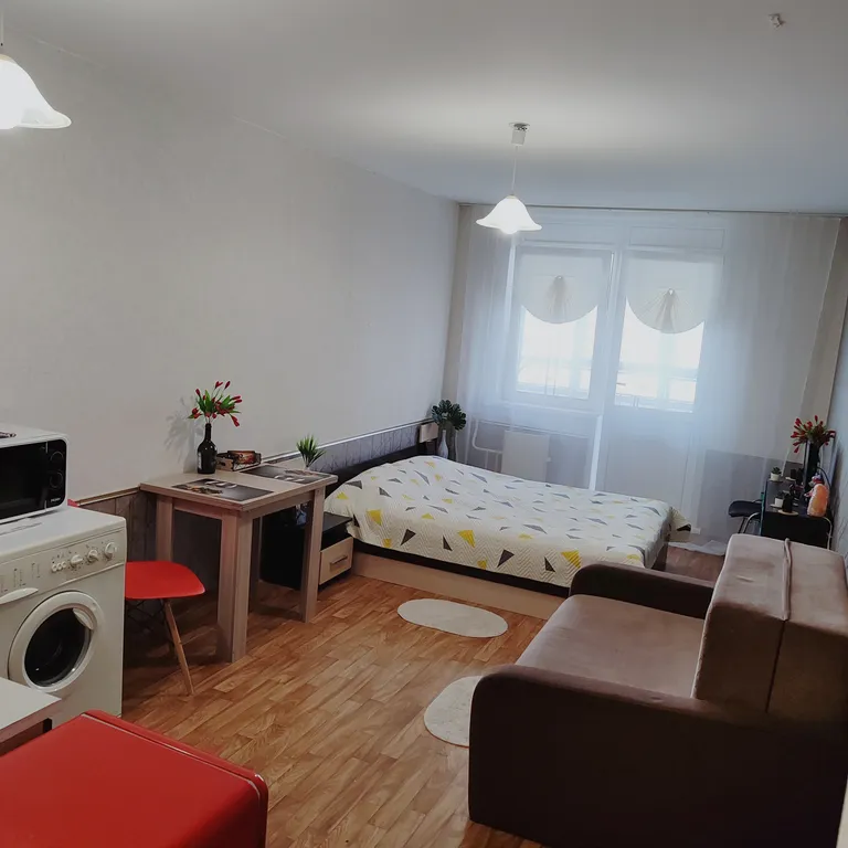 Квартира Студия с красным холодильником — аренда посуточно в Красноярск