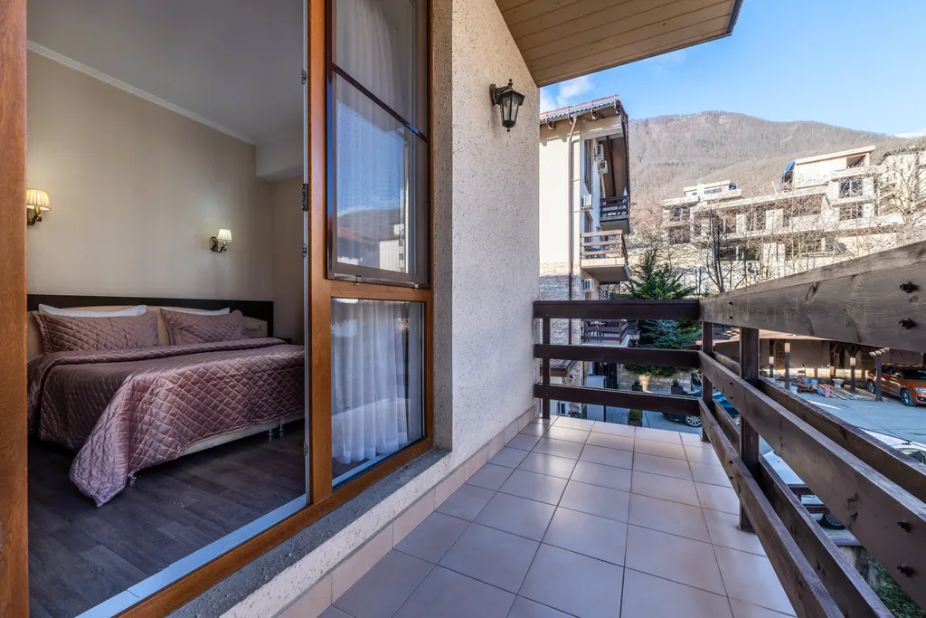 Апартаменты на 3 этаже, двойной балкон