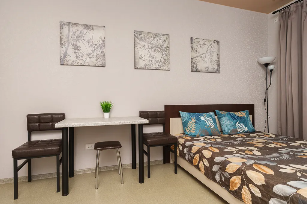 Квартира Квартира-студия 32 м² 2 кровати — Новосибирск