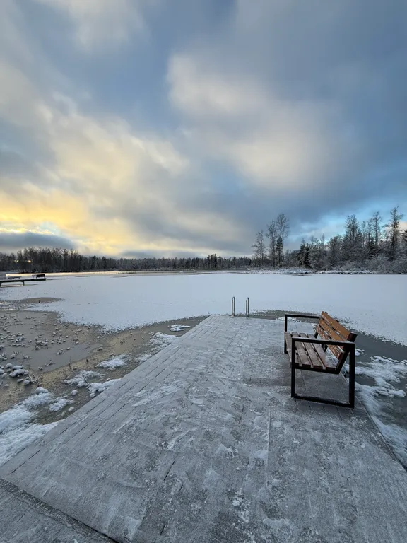 Коттедж Домик с панорамной ванной на озере Вуокса — Беличье