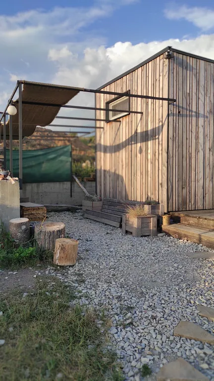 Эко-бунгало Розмарин с видом на горы и море