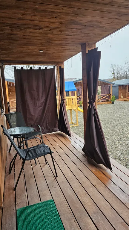 Уютный домик в горах с тёплым бассейном и баней