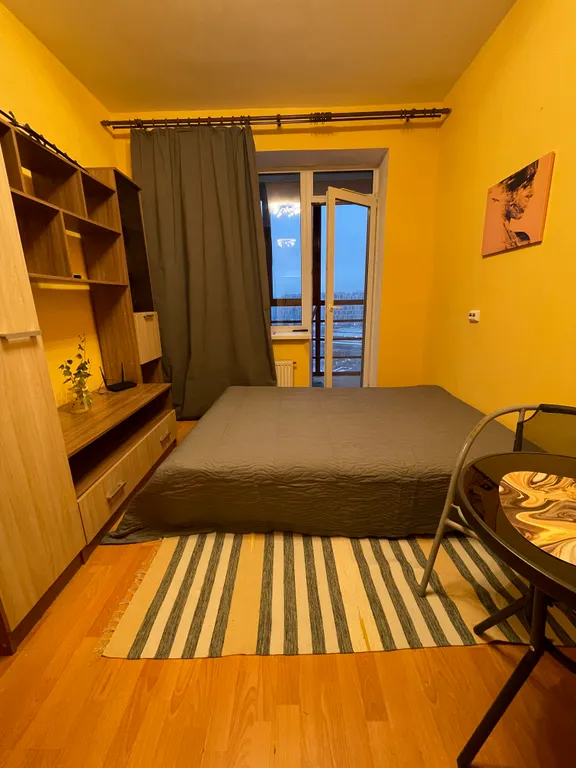 Квартира Уютная современная студия с видом на город — аренда посуточно в Мурино