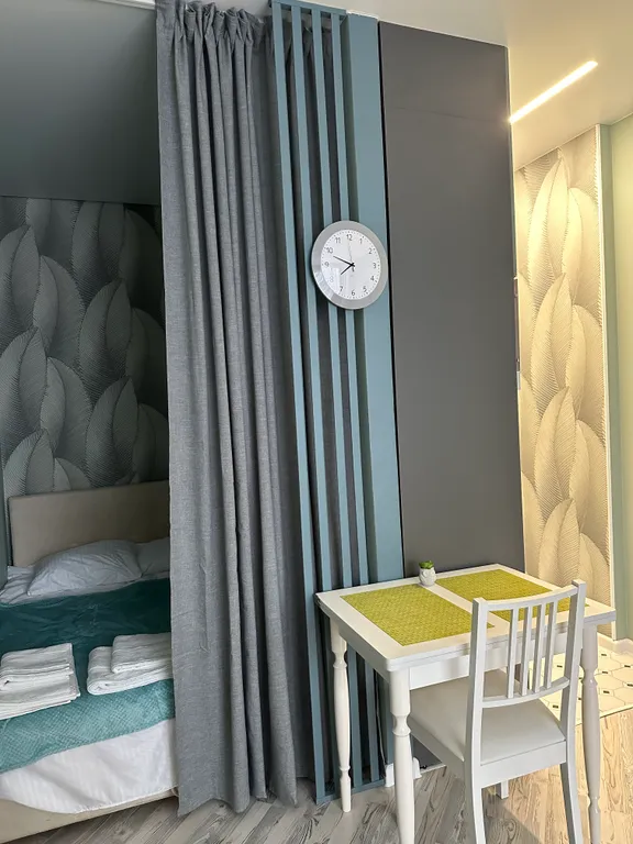 Уютная квартира студия Оливка