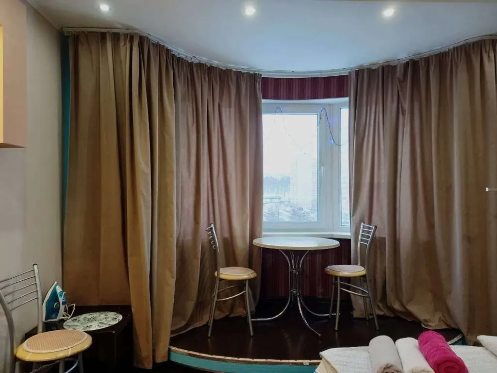 Студия со свежим ремонтом