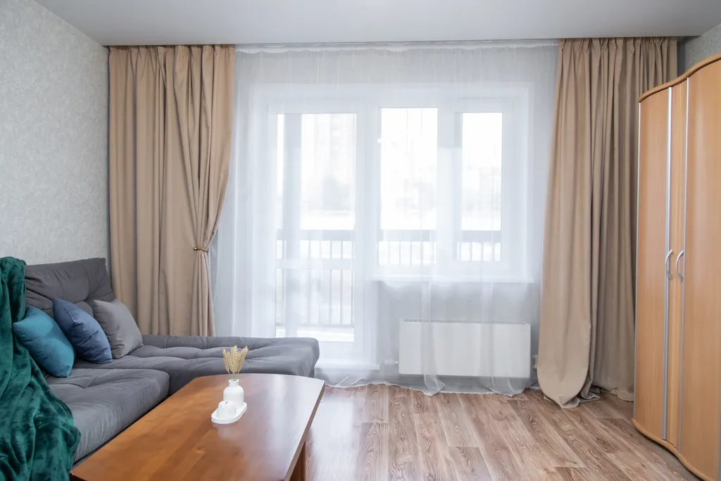 Просторная двухкомнатная квартира на берегу Енисея