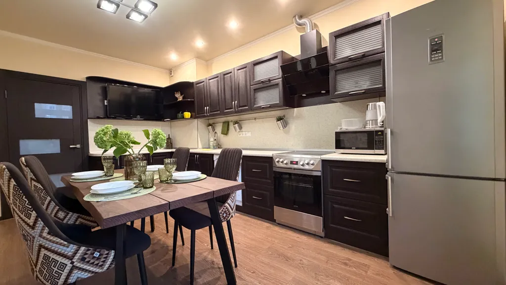 Квартира Уютная двухкомнатная квартира с видом на стадион — Краснодар